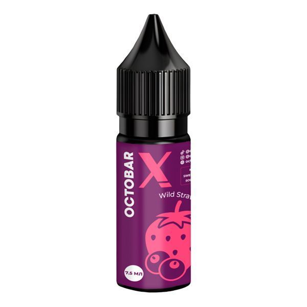 Ароматизатор Octobar X - Wild Strawberry Currant 15 мл