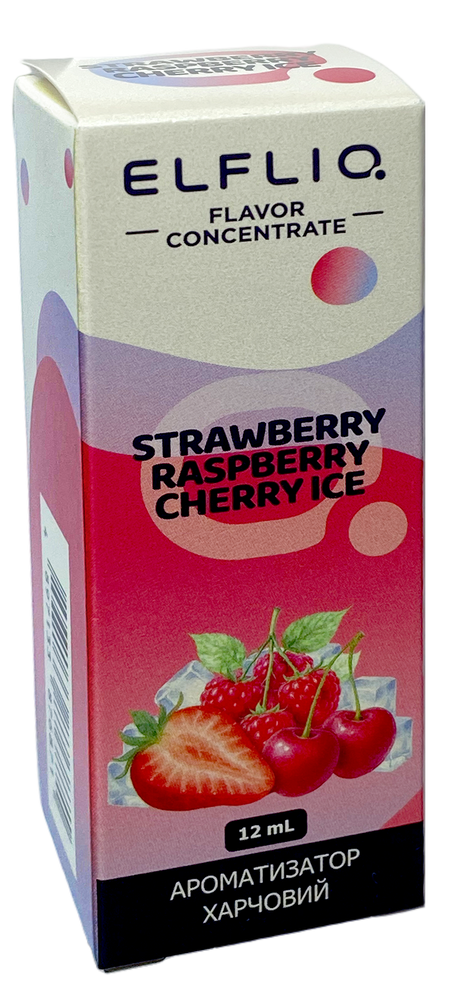 Ароматизатор ELFLIQ Strawberry Raspberry Cherry Ice 12 мл