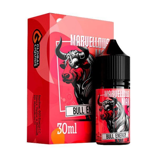 Ароматизатор Marvellous Max: Bull Energy 30 мл (5.0%)