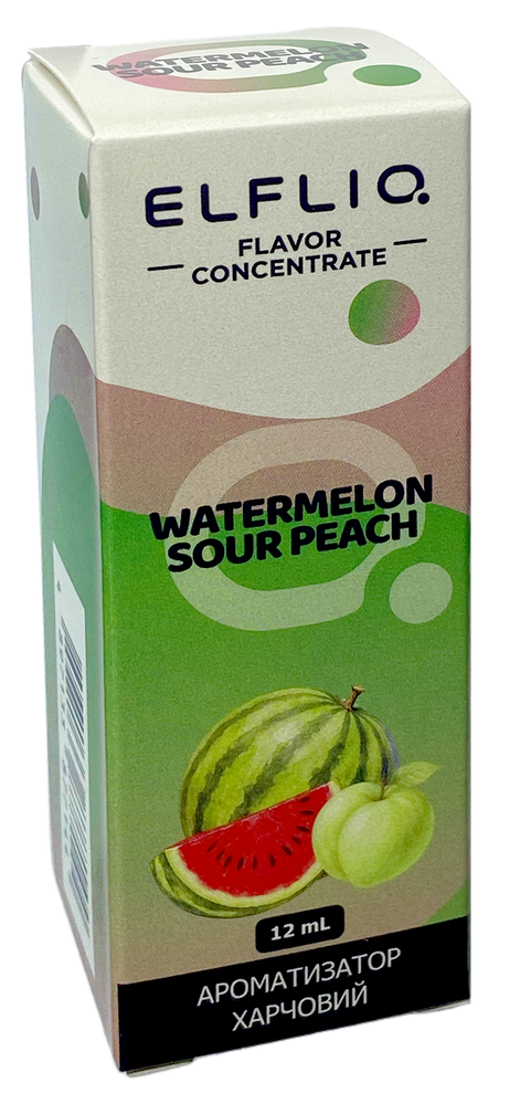 Ароматизатор ELFLIQ Watermelon Sour Peach 12 мл