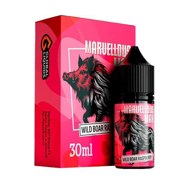 Ароматизатор Marvellous Max: Wild Boar Raspberry 30 мл (5.0%)