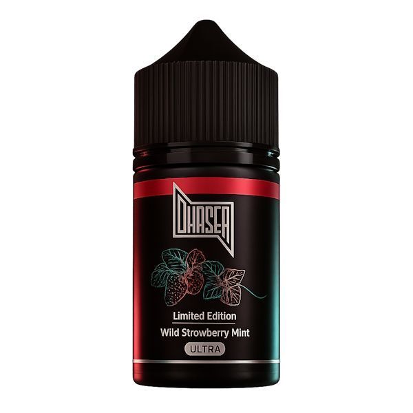 Ароматизатор Chaser Black Ultra: Wild Strawberry Mint Limited 30 мл (5.0%)