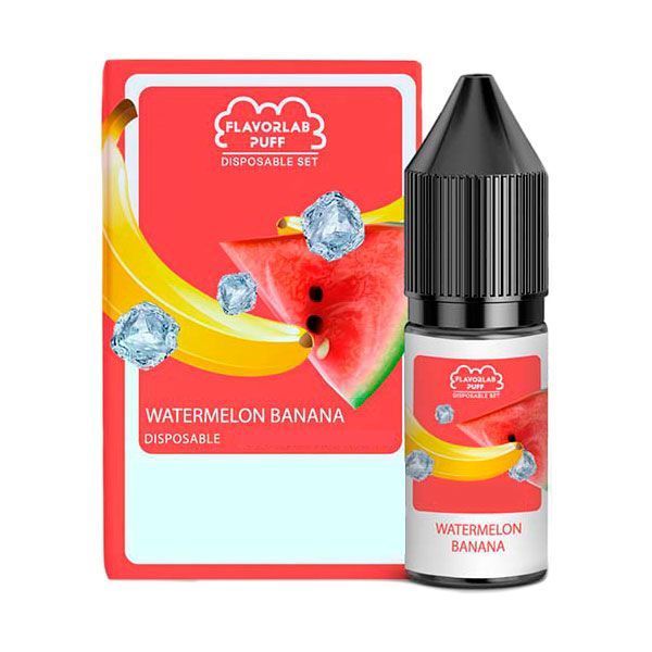 Ароматизатор Flavorlab Disposable Puff Watermelon Banana 10 мл (5.0%)