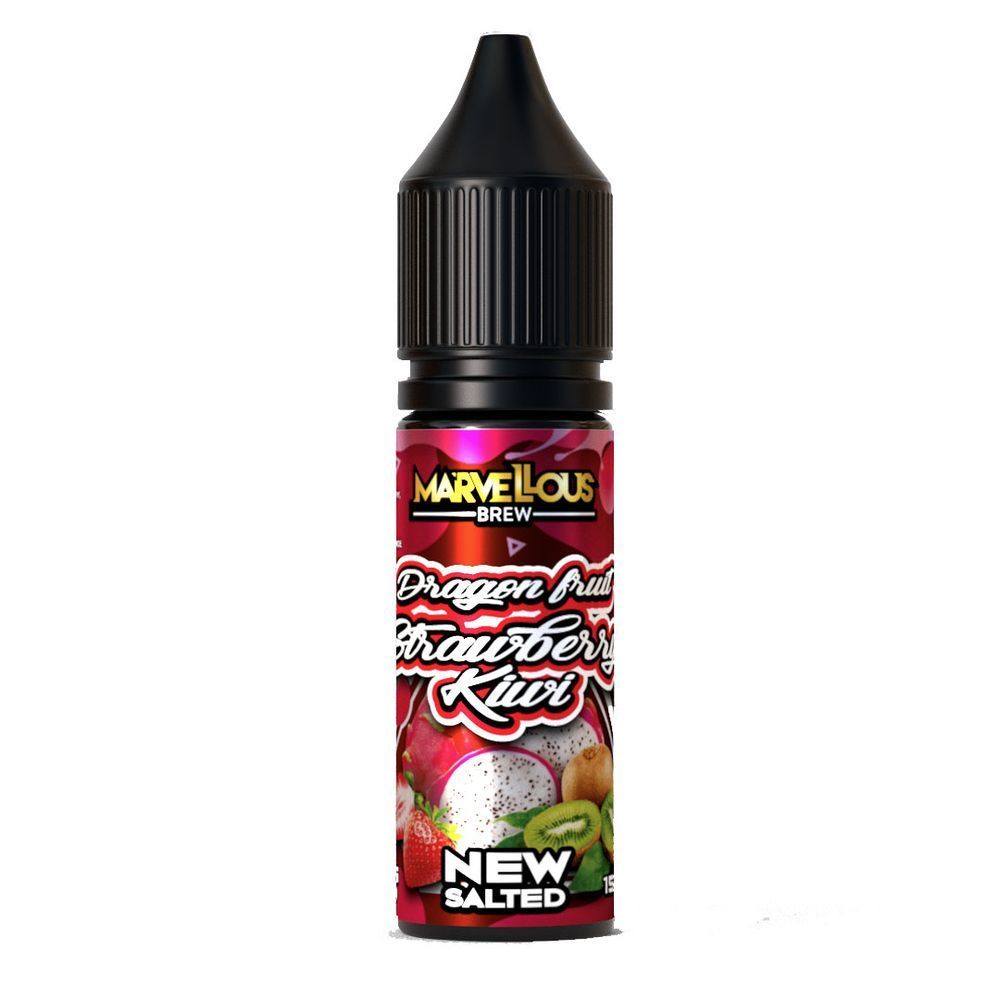 Ароматизатор Marvellous Brew Salt 15 мл (5%) Dragon Fruity Strawberry Kiwi