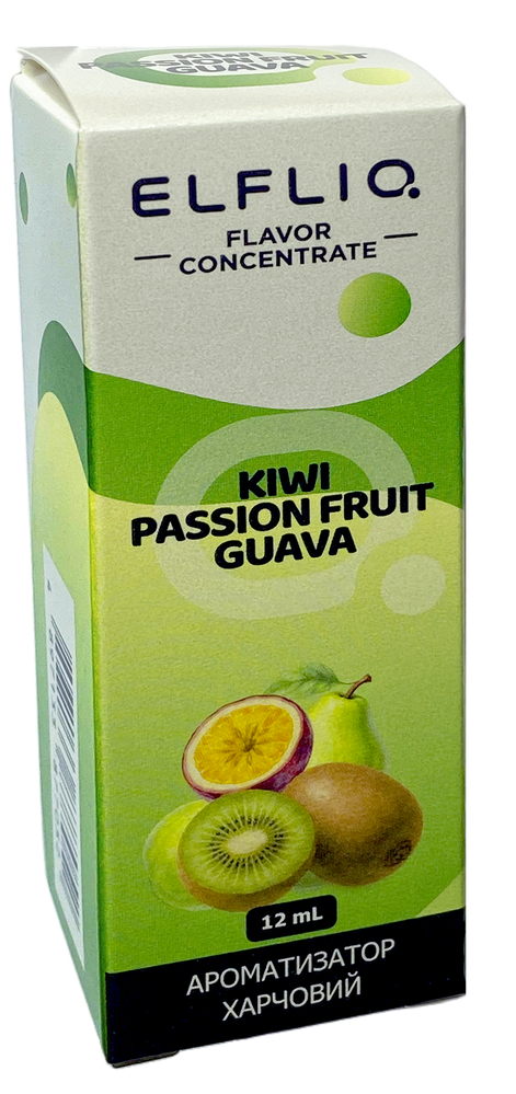Ароматизатор ELFLIQ Kiwi Passion Fruit Guava 12 мл