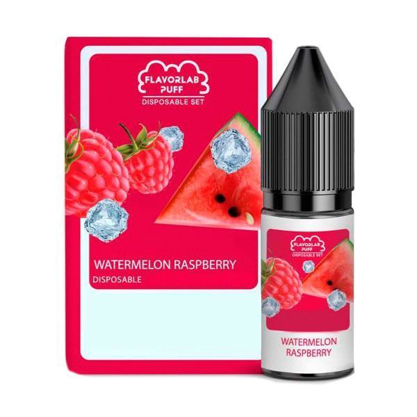 Ароматизатор Flavorlab Disposable Puff Watermelon Raspberry 10 мл (5.0%)
