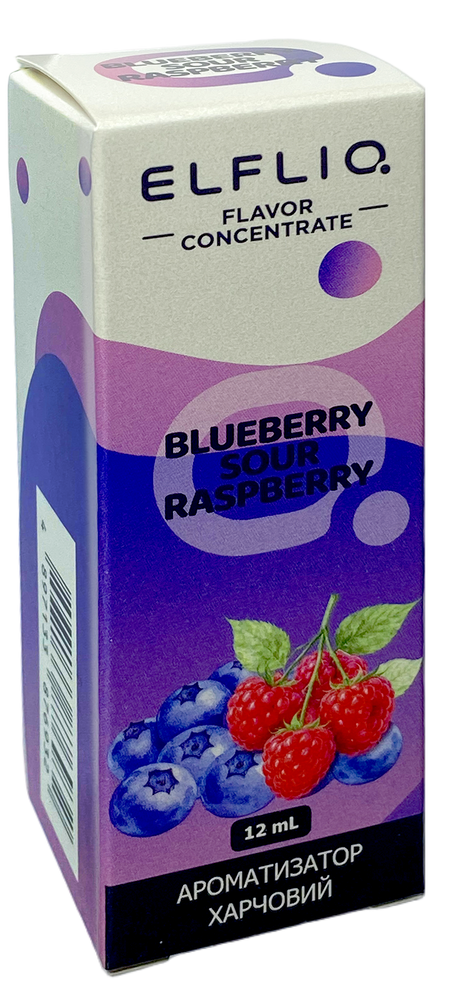 Ароматизатор ELFLIQ Blueberry Sour Raspberry 12 мл