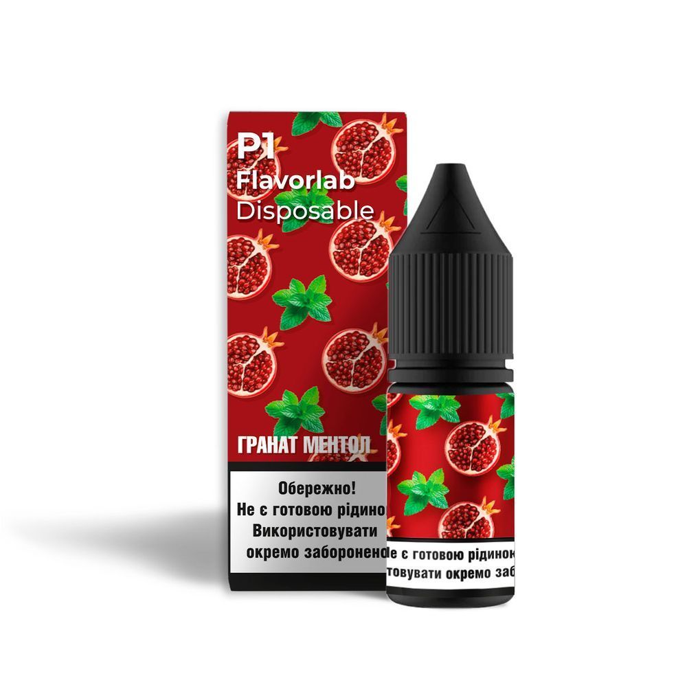 Ароматизатор Flavorlab P1 Salt: Pomegranate Mint 10 мл (5.0%)