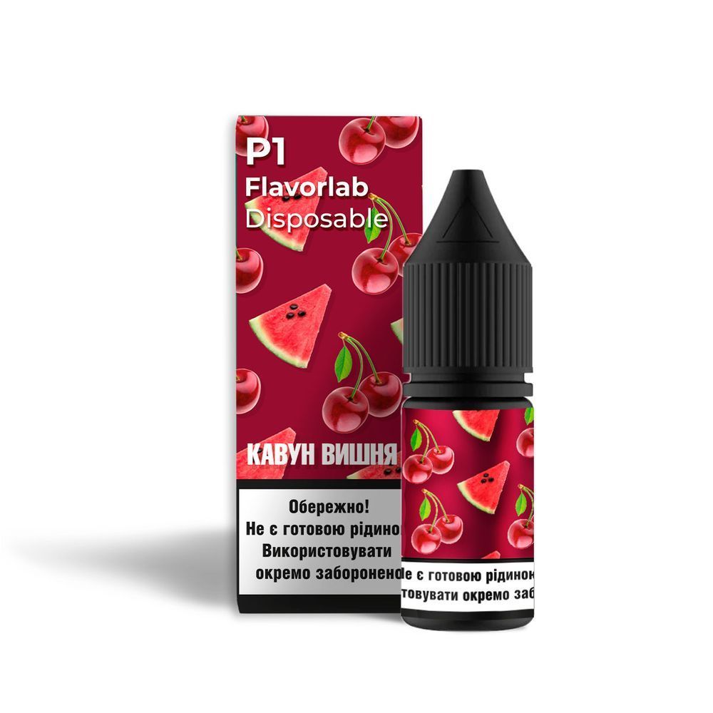 Ароматизатор Flavorlab P1: Watermelon Cherry Salt 10 мл (5.0%)