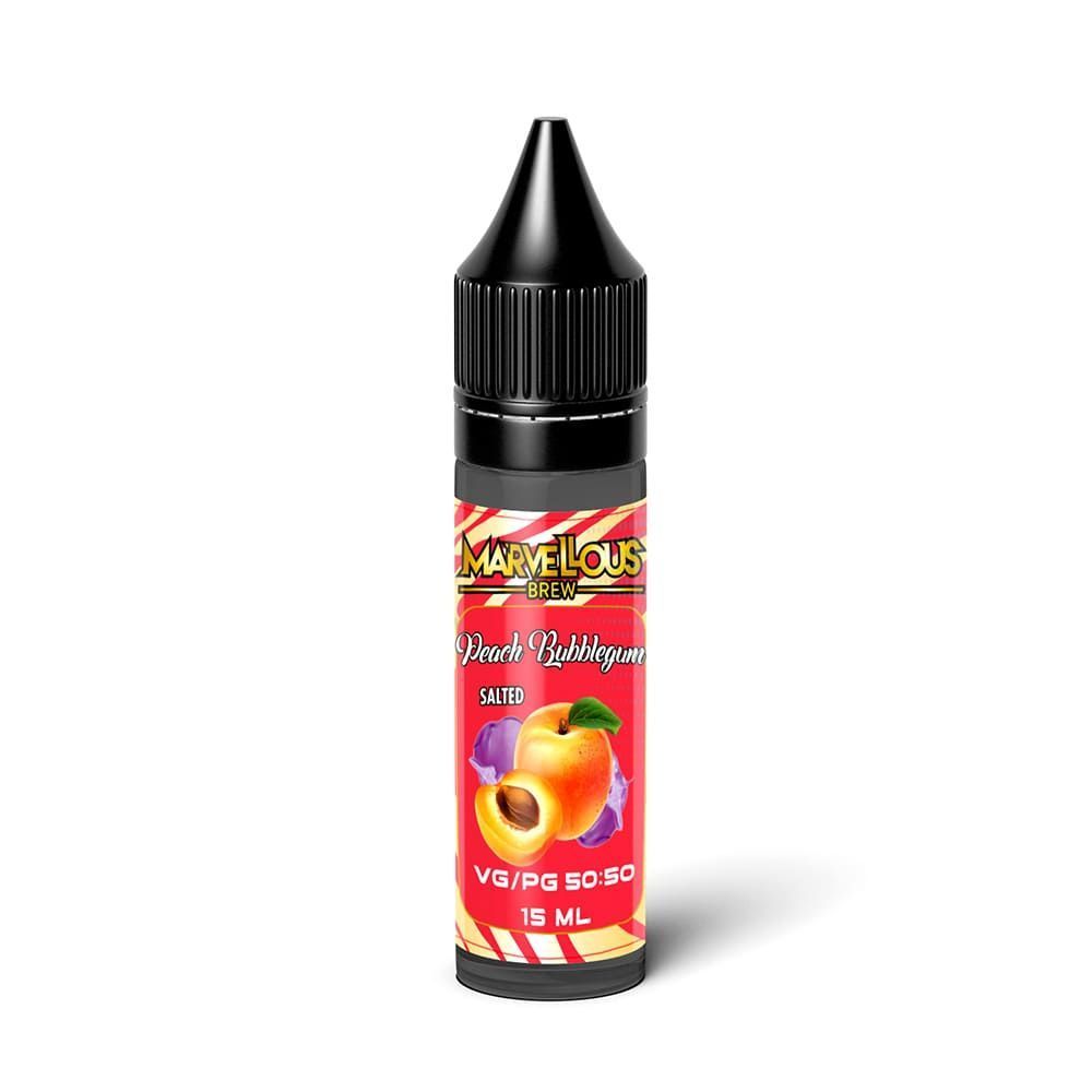 Ароматизатор Marvellous Brew Salt 15 мл (5%) Peach Bubblegum