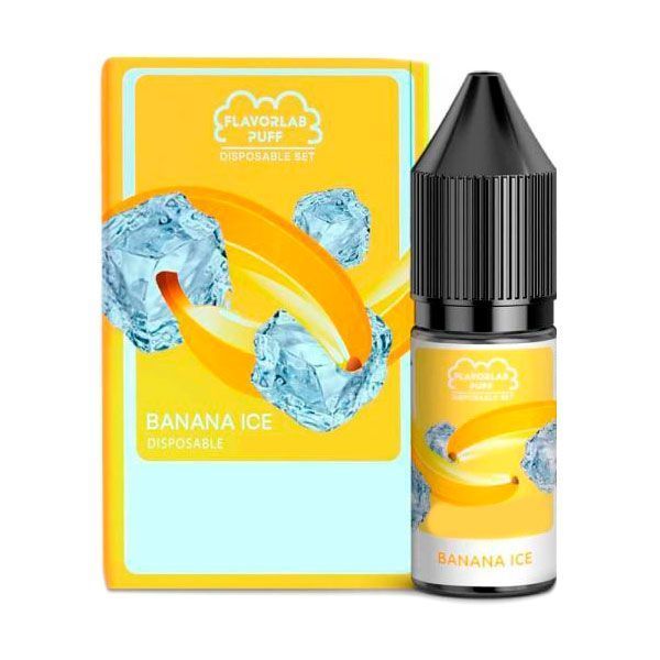 Ароматизатор Flavorlab Disposable Puff Banana Ice 10 мл (5.0%)